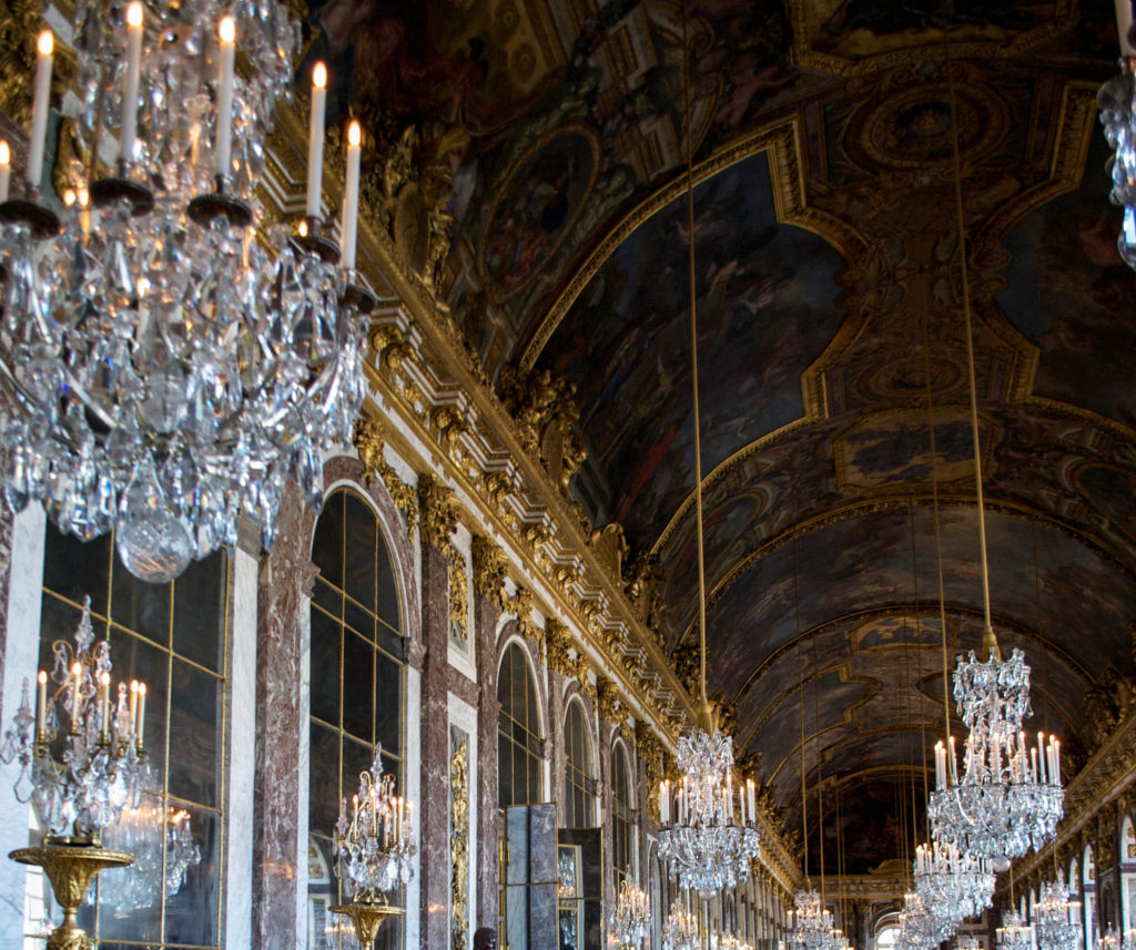 Hall of Mirrors at the Palace of Versailles 