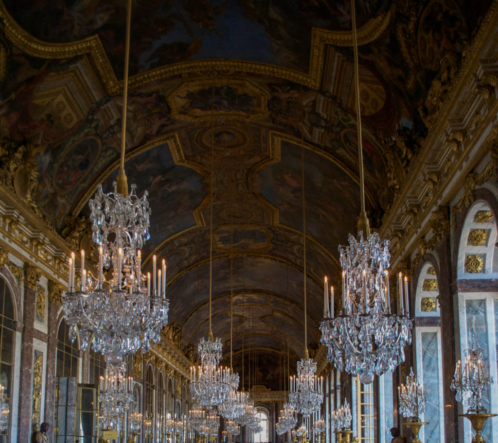 Hall of Mirrors at the Palace of Versailles 