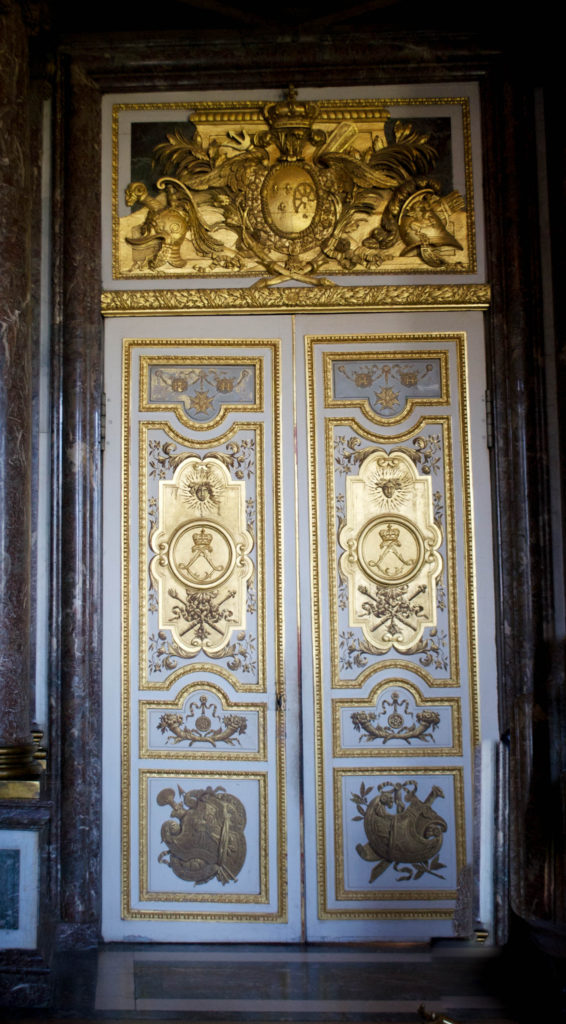 Door in Venus Salon at the Palace of Versailles